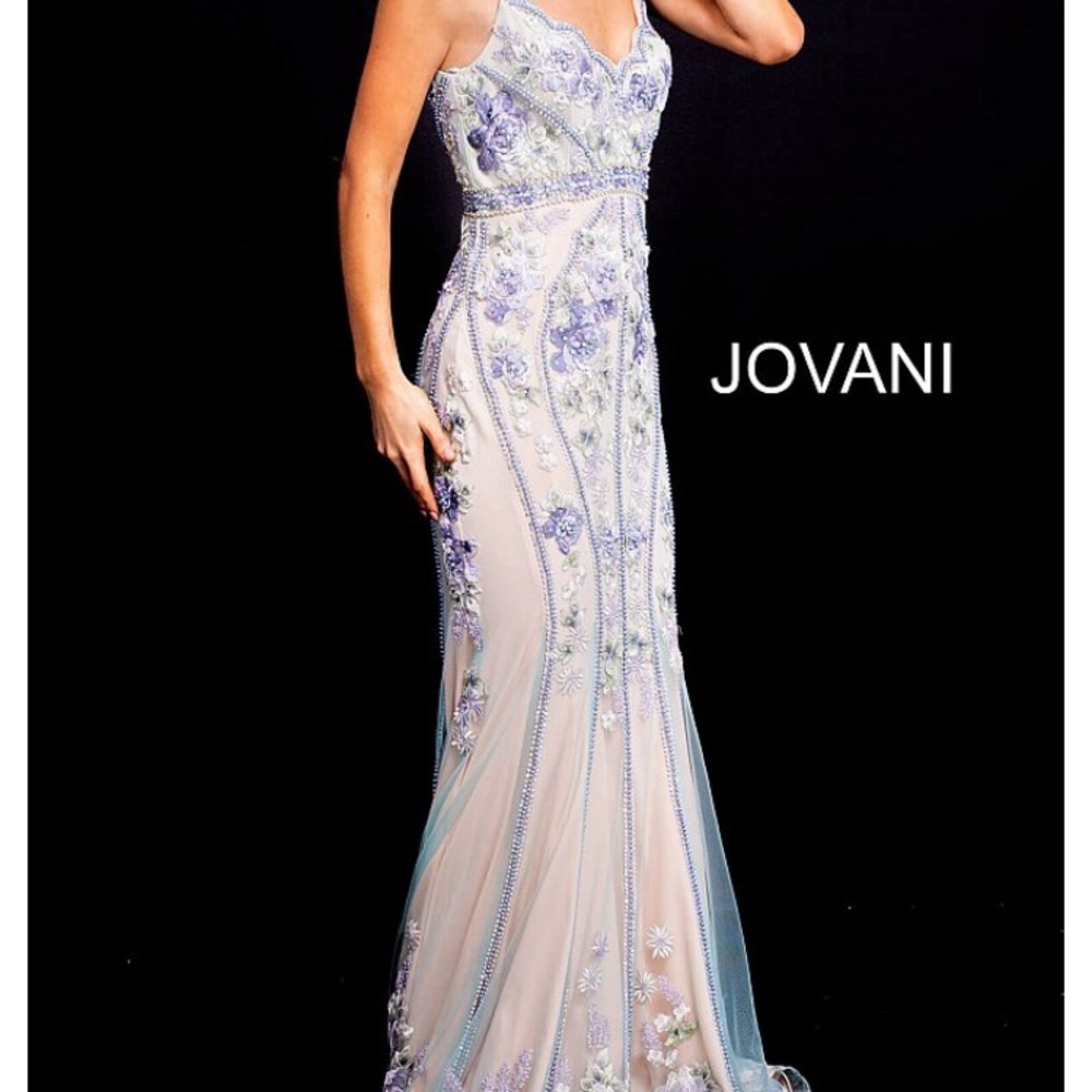 Jovani 55816 floral dress